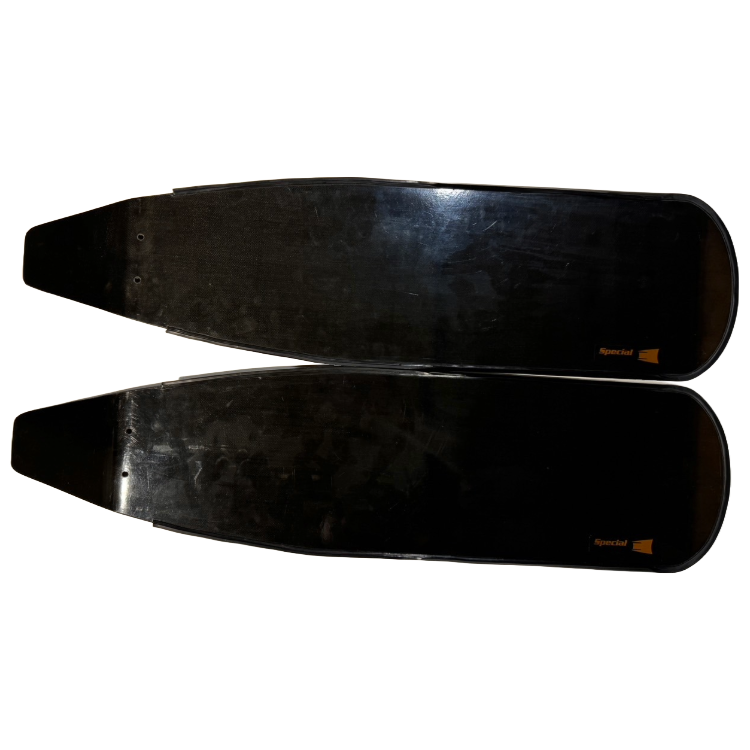 SPECIALFINS - SPEARFISHING BLACK 玻璃纖維蛙鞋板 - 黑色