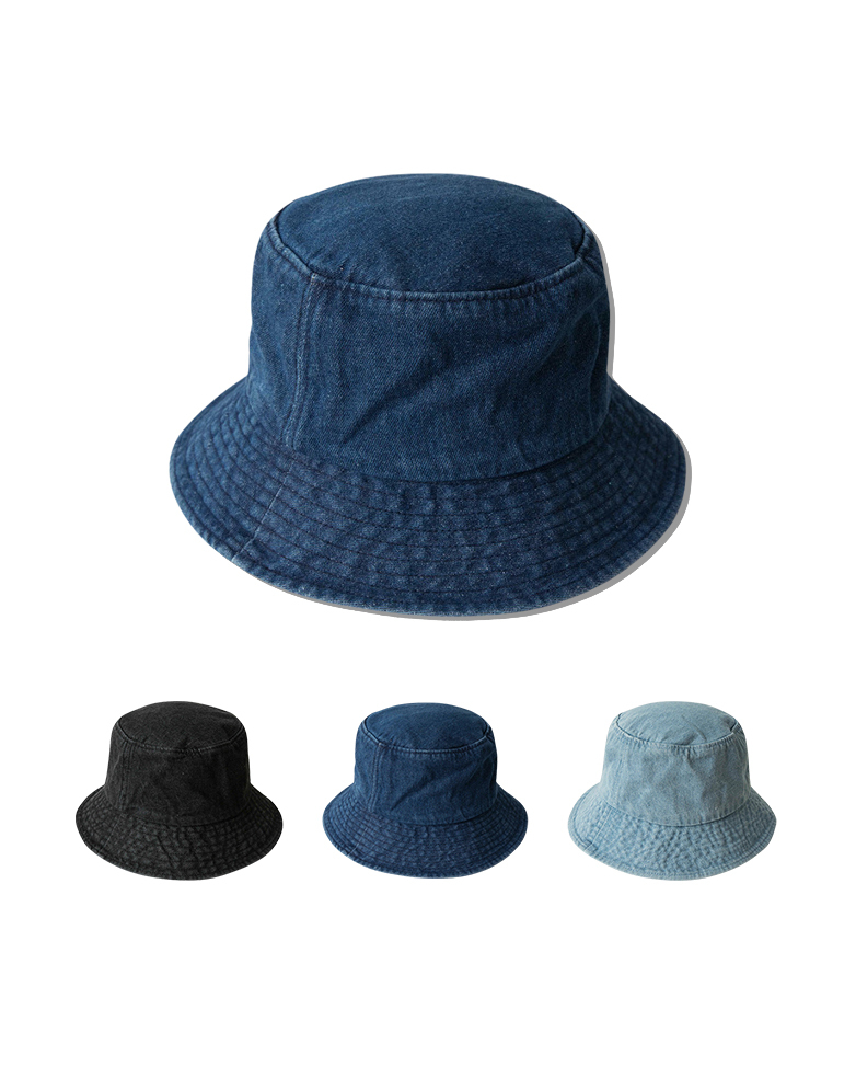 日系丹寧牛仔漁夫帽