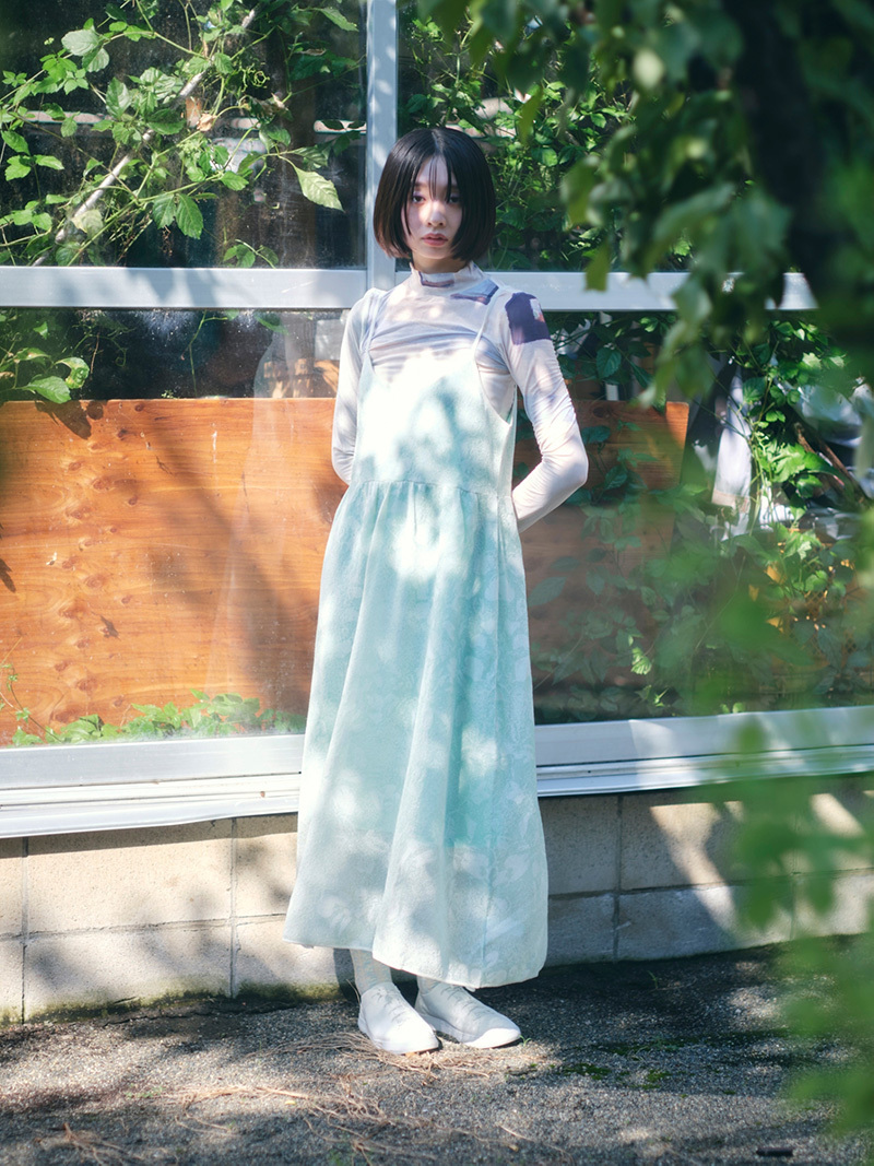 Cijin Beach Morning Glory Sleeveless Midi Dress - Fresh Green