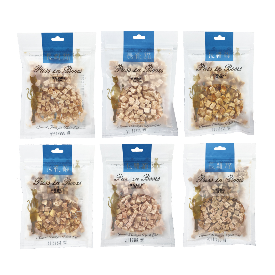 長靴貓｜貓用 純肉凍乾丁