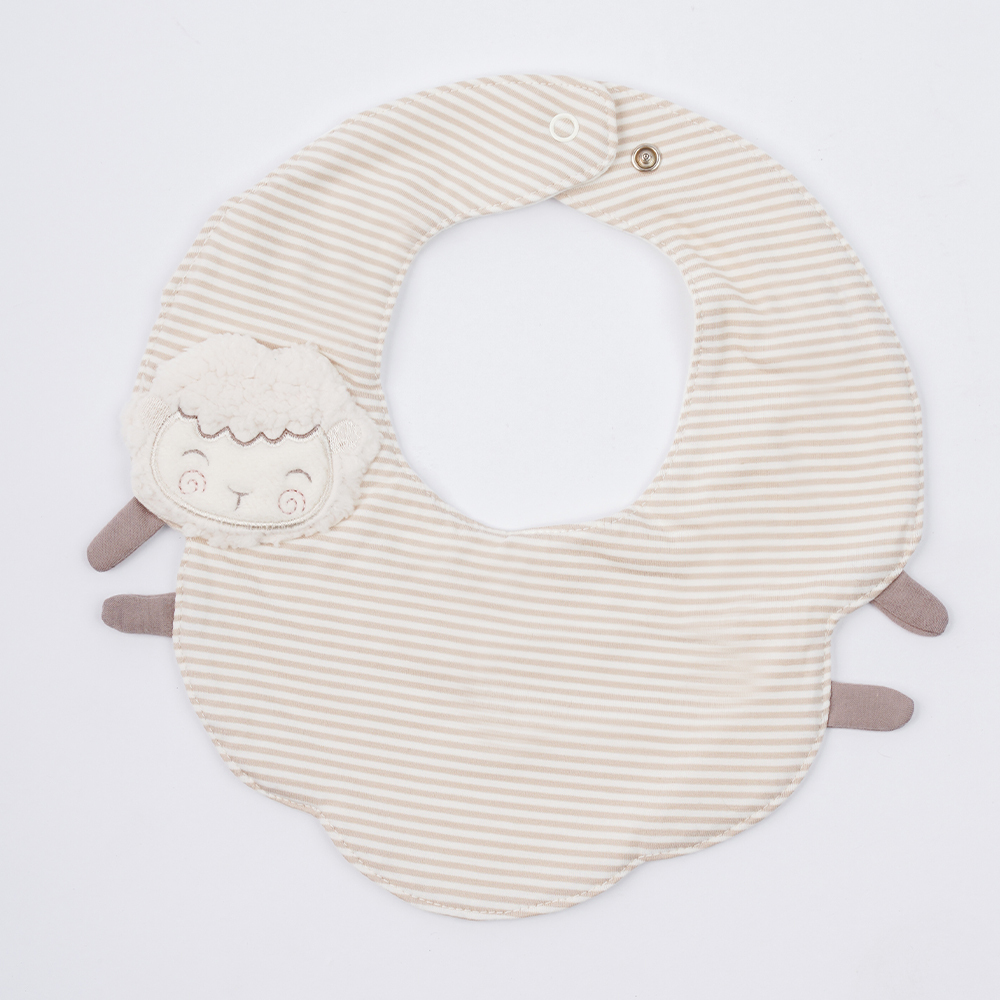 PIPPY 可愛小綿羊造型圍兜 米白 (男女皆可)