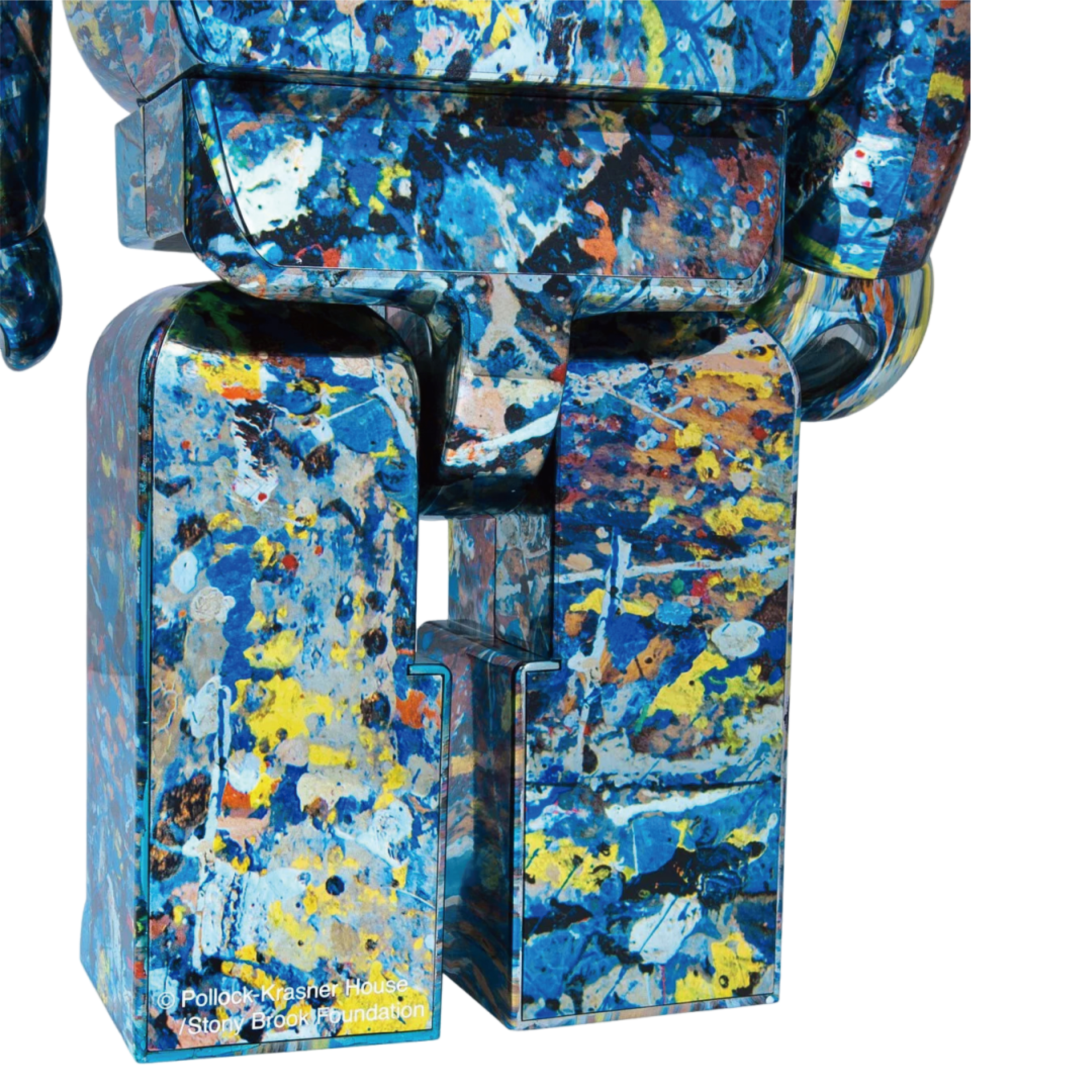 BE@RBRICK JACKSON POLLOCK #SP 1000% 電鍍潑墨版