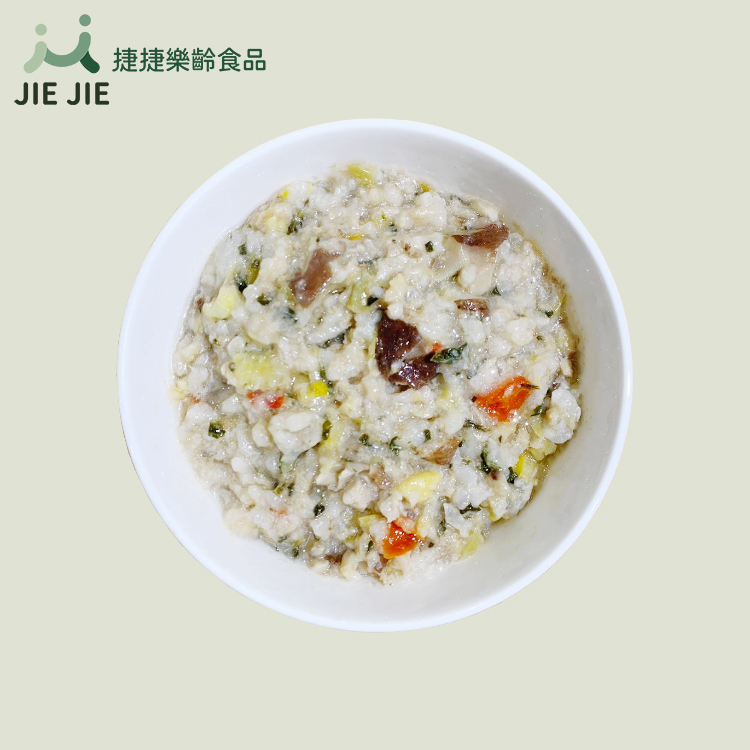 捷捷樂齡食品- A07 什錦五彩豬肉粥