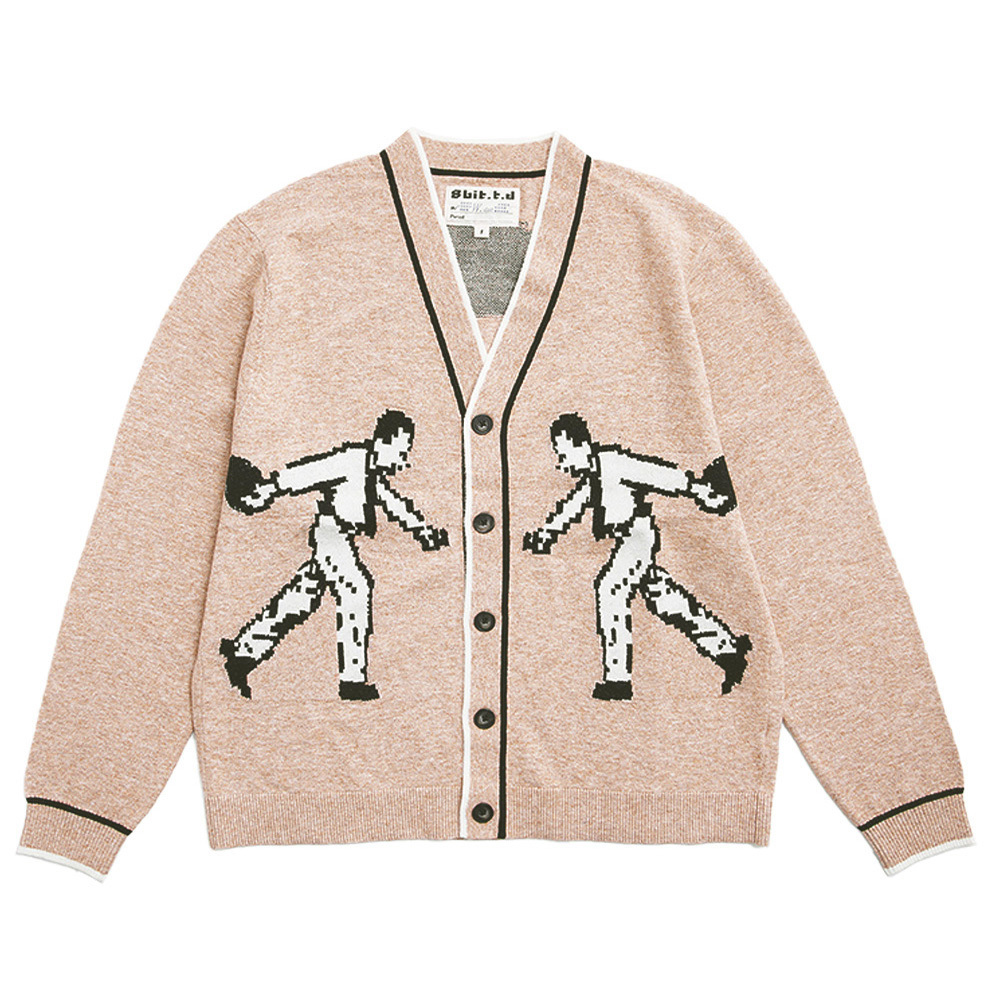 Bowling Spirits Cardigan Caramel