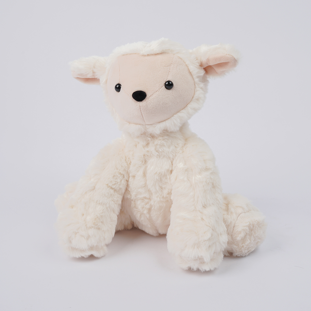 PIPPY 可愛醜小羊毛絨絨玩偶  米白