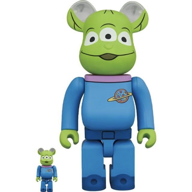 BE@RBRICK Toy Story 三眼仔 Alien 400% & 100%