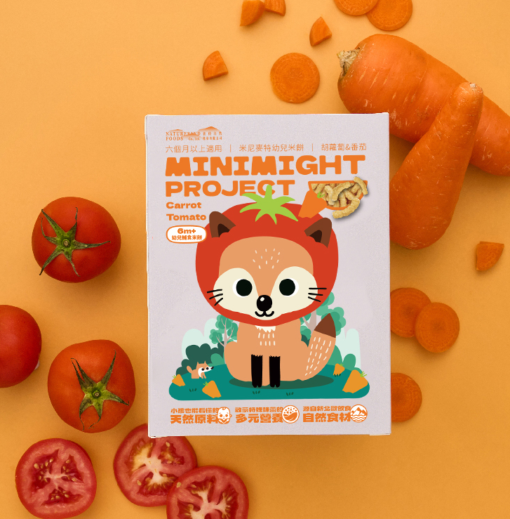 Minimight 胡蘿蔔&番茄(長條形棒狀)