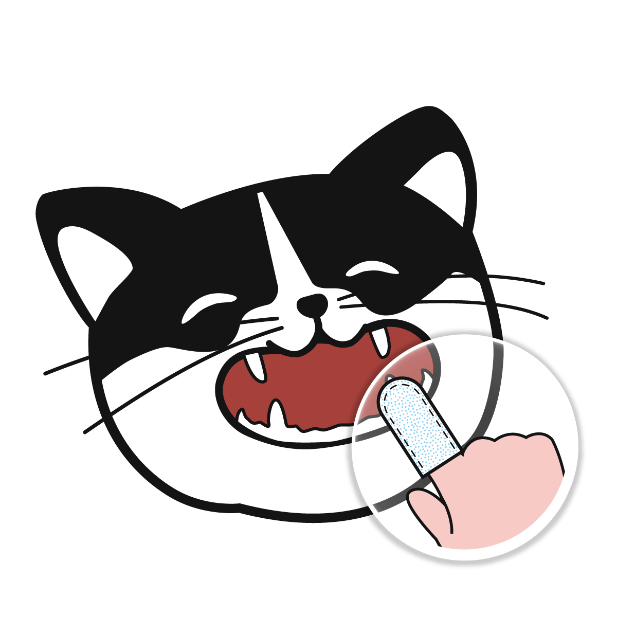 每日潔 - 寵物牙齒清潔濕指套 (牛奶風味)