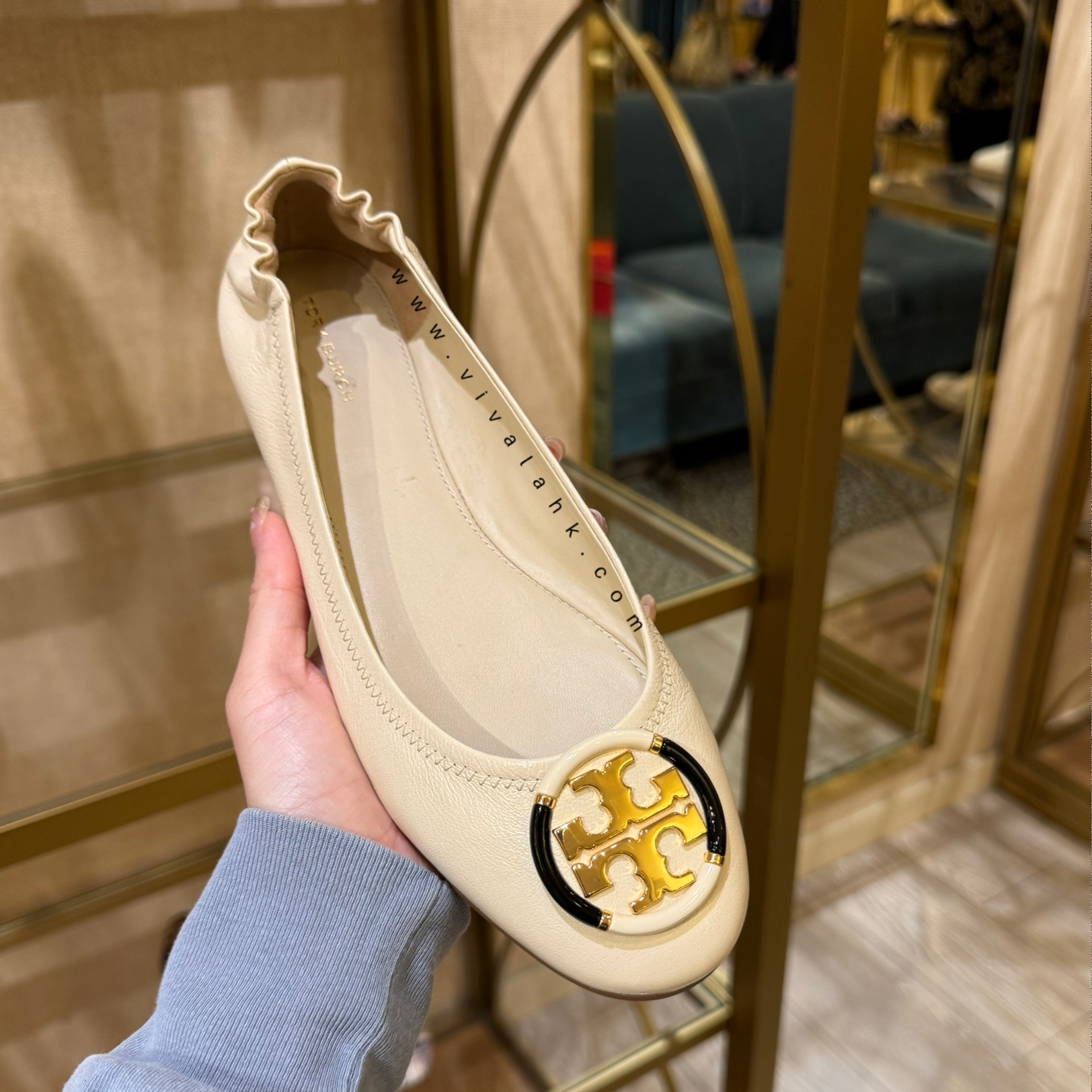 Tory Burch - Multi Logo 芭蕾平底鞋 (156749)