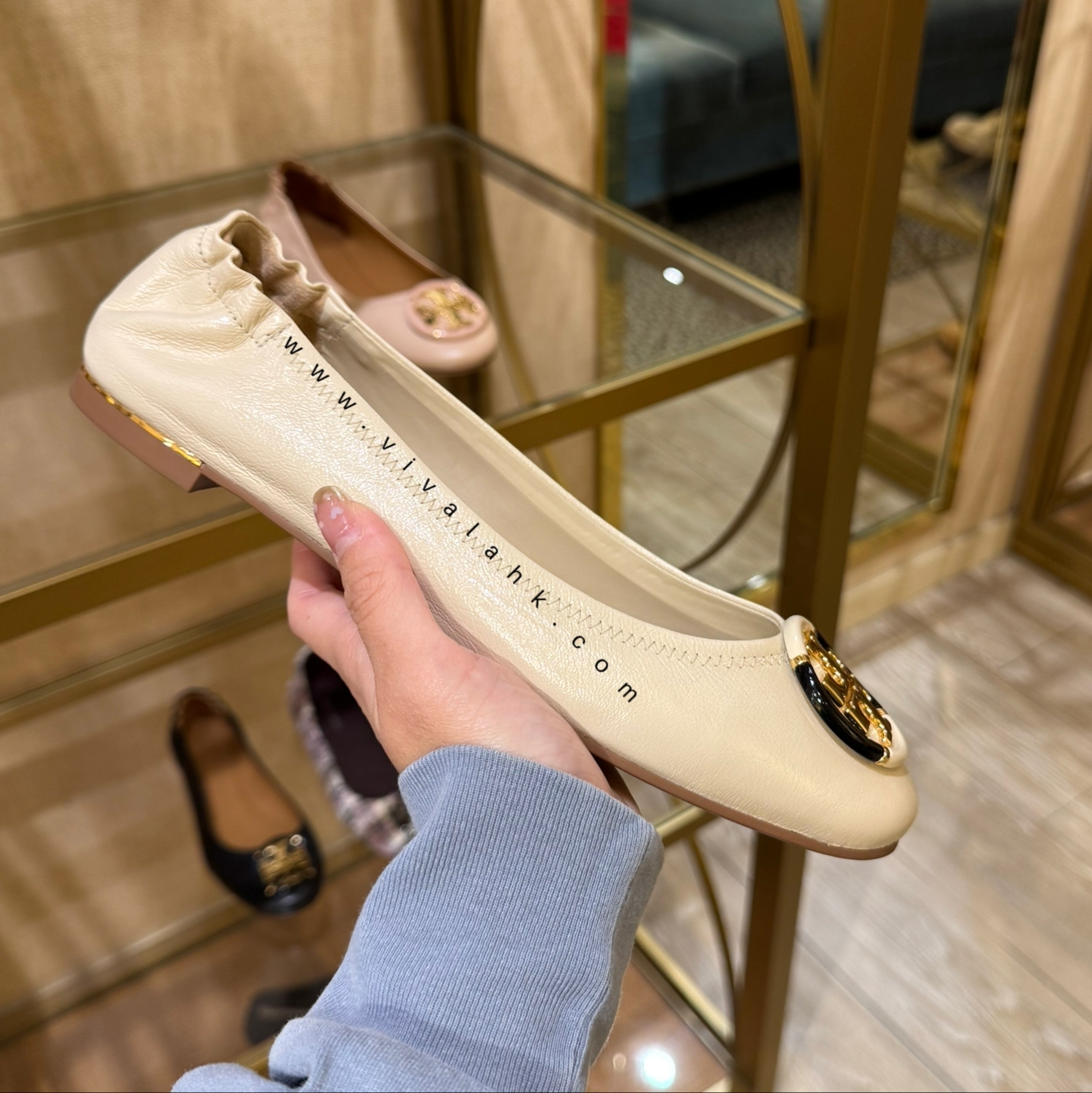 Tory Burch - Multi Logo 芭蕾平底鞋 (156749)