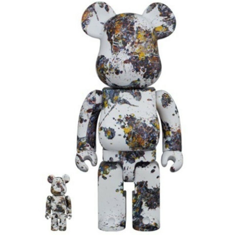 BE@RBRICK Jackson Pollock Splash  潑墨 三代 400% & 100%