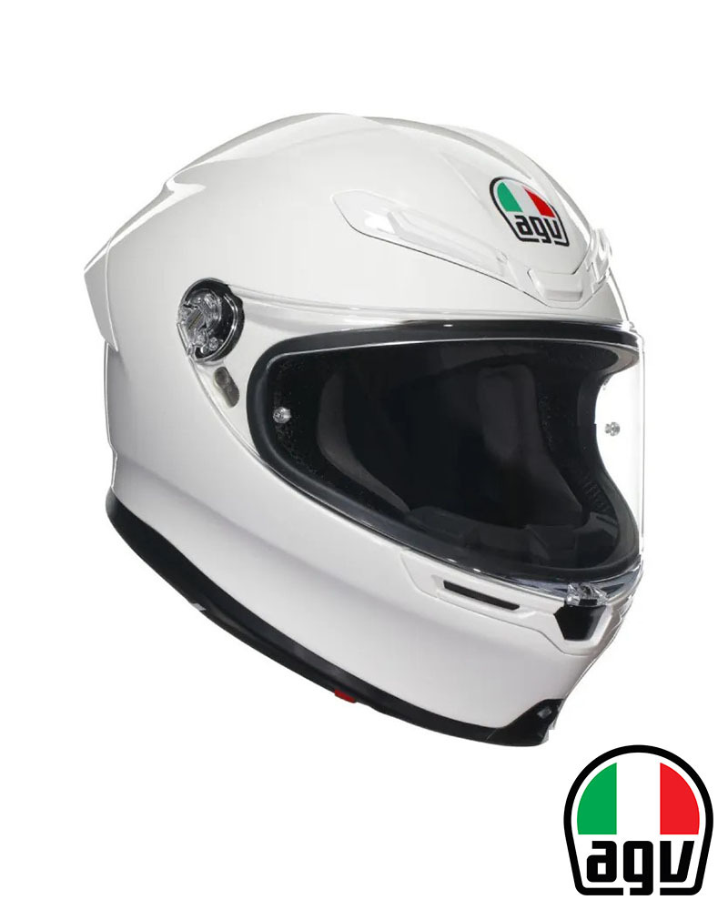 AGV K6S 素色 全罩安全帽 亮白