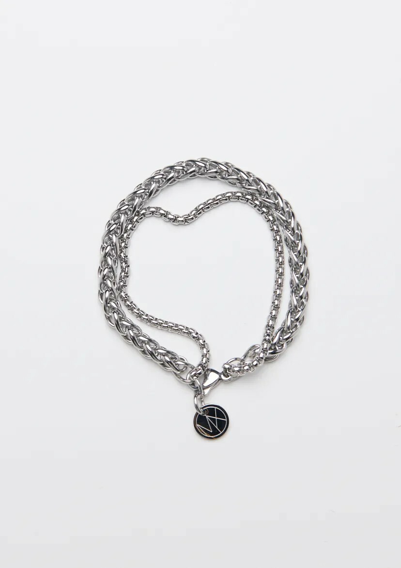 MB025 龍骨鏈身拼接小型圓圈鏈手鍊