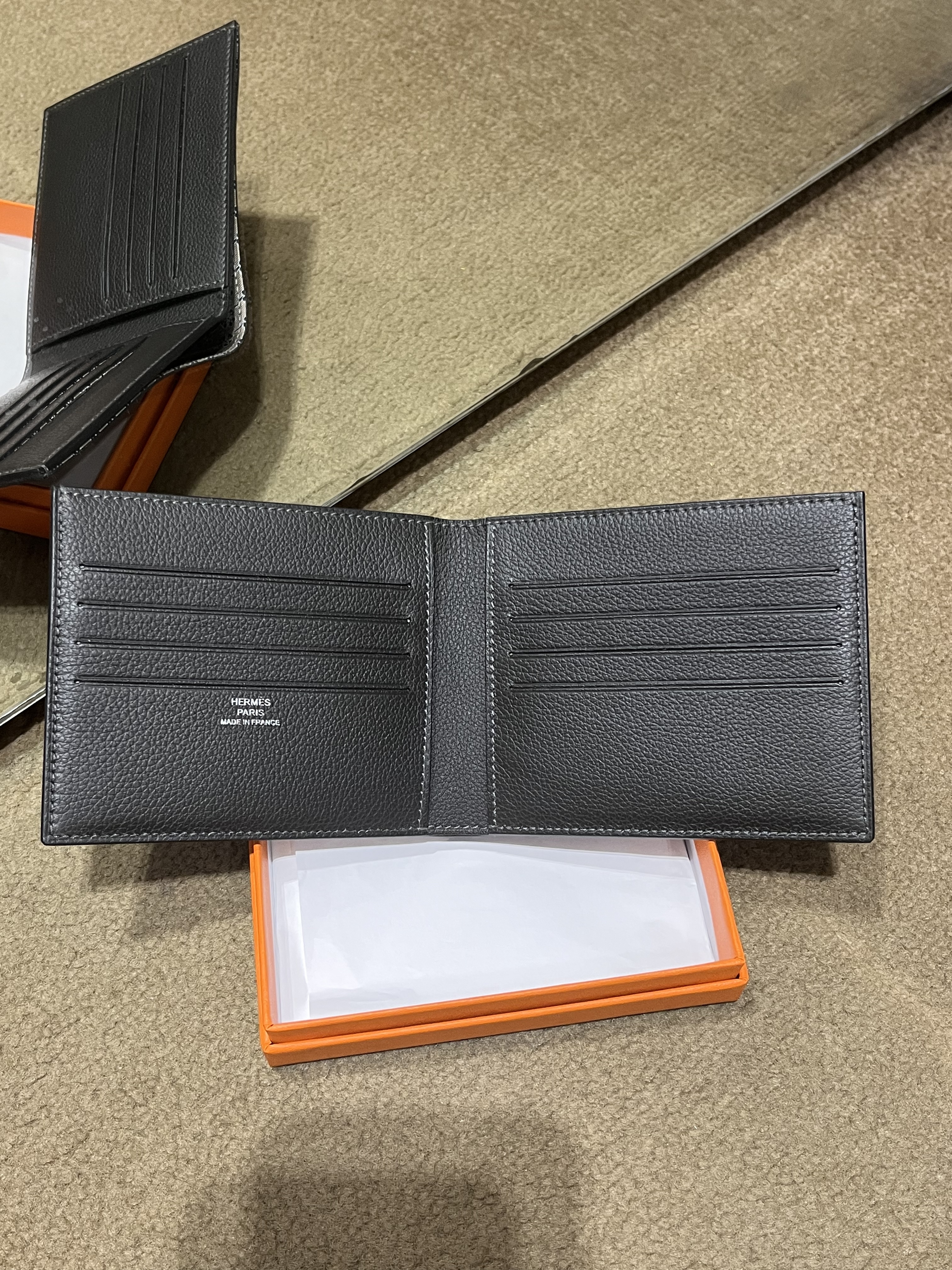 Citizen twill wallet vert bronze evercolor / soie