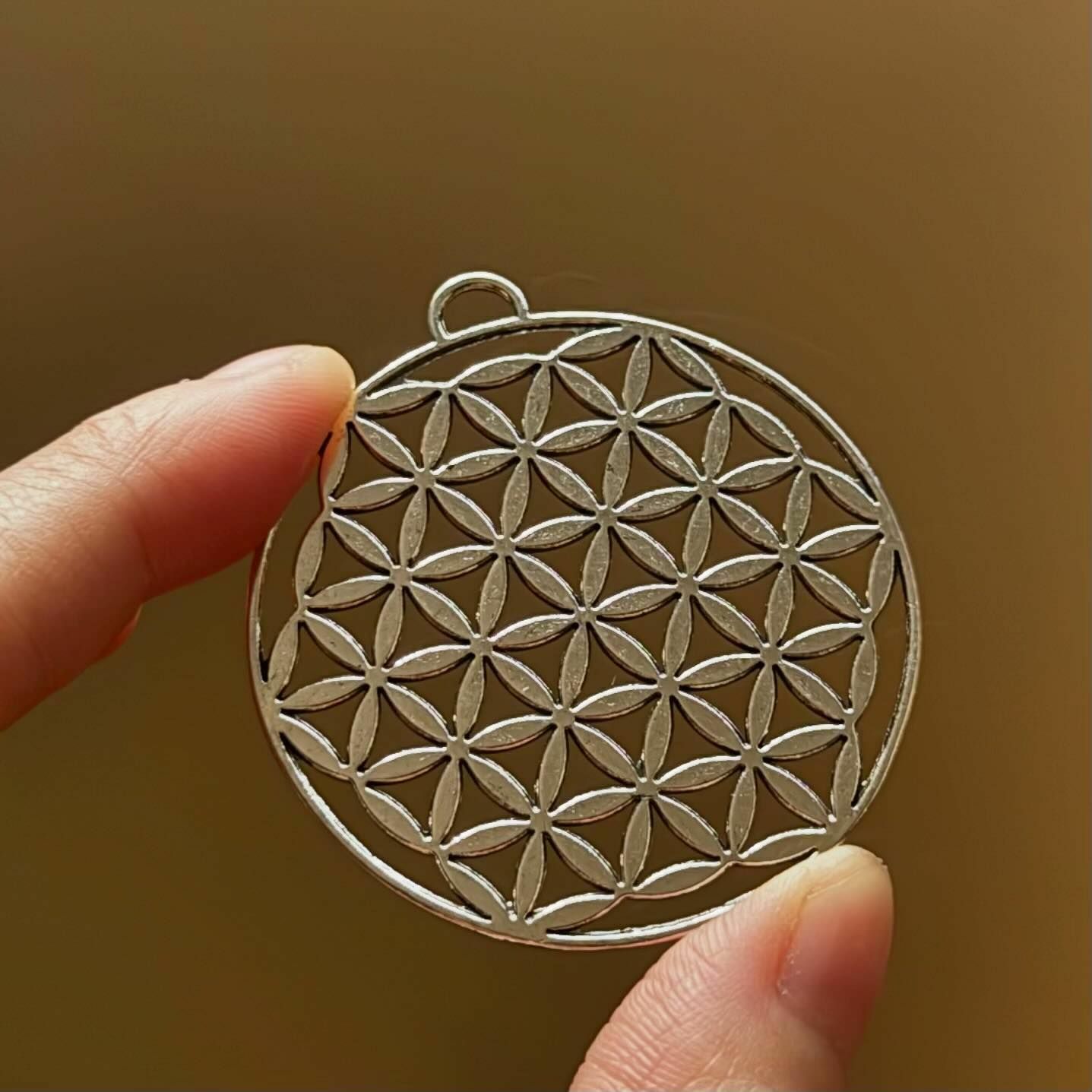 [原石] 靈性圖騰 生命之花 吊墜