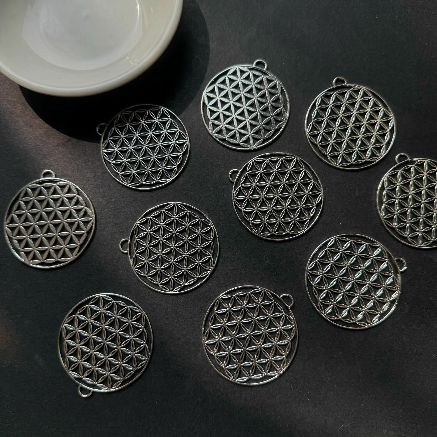 [原石] 靈性圖騰 生命之花 吊墜