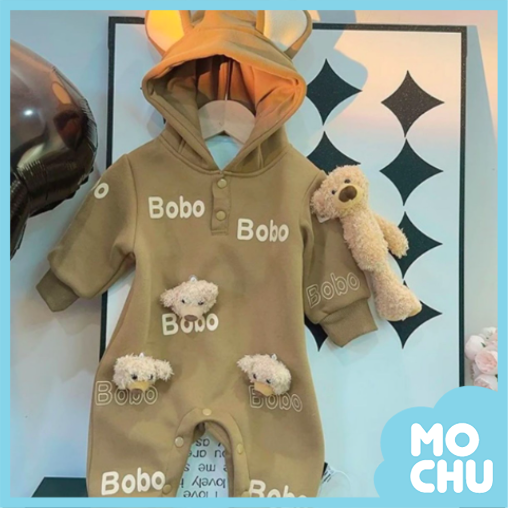 boo熊熊加絨連帽上衣親子裝