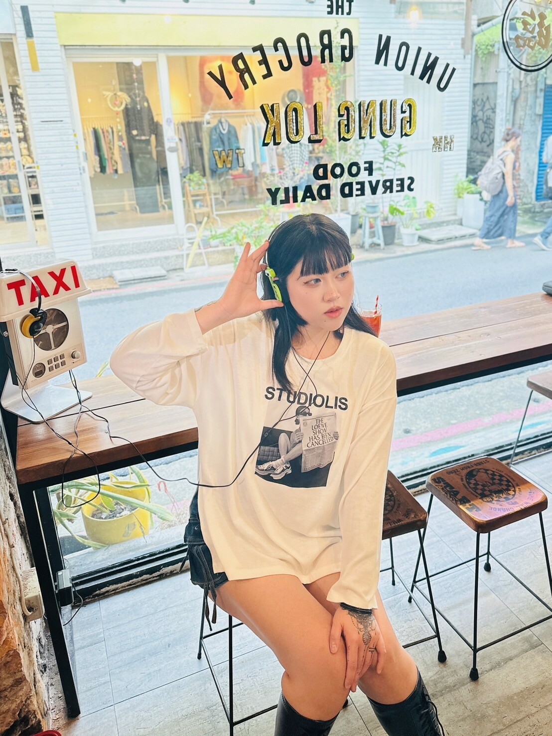 歐美素圖高質感大T