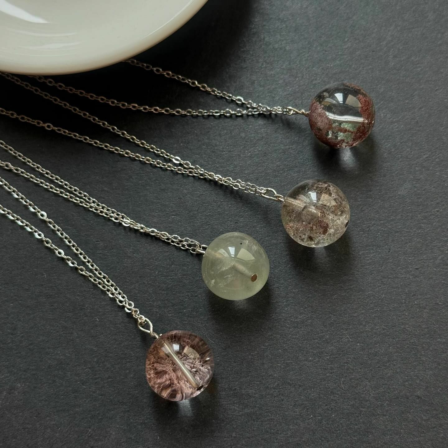 [原石] 幽靈水晶 項鍊