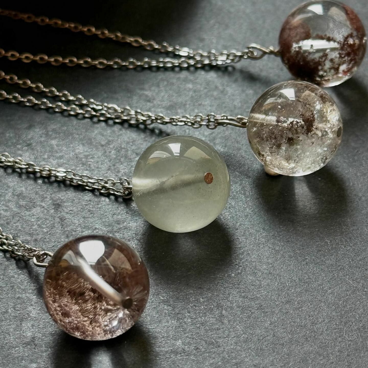 [原石] 幽靈水晶 項鍊