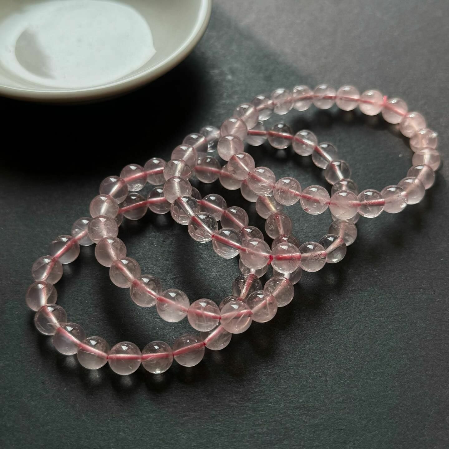 [原石] 星光粉晶 水晶手串