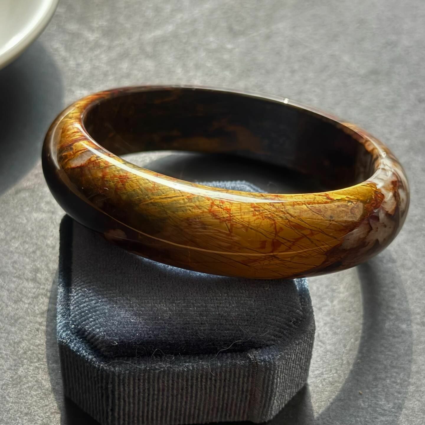 [原石] 黃彼得石 水晶手鐲