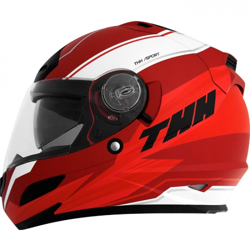 THH |  TS-43A+ NEVIS Matte Red/White