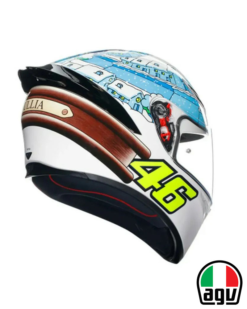 AGV K1S Winter Test 2017 選手彩繪 全罩安全帽