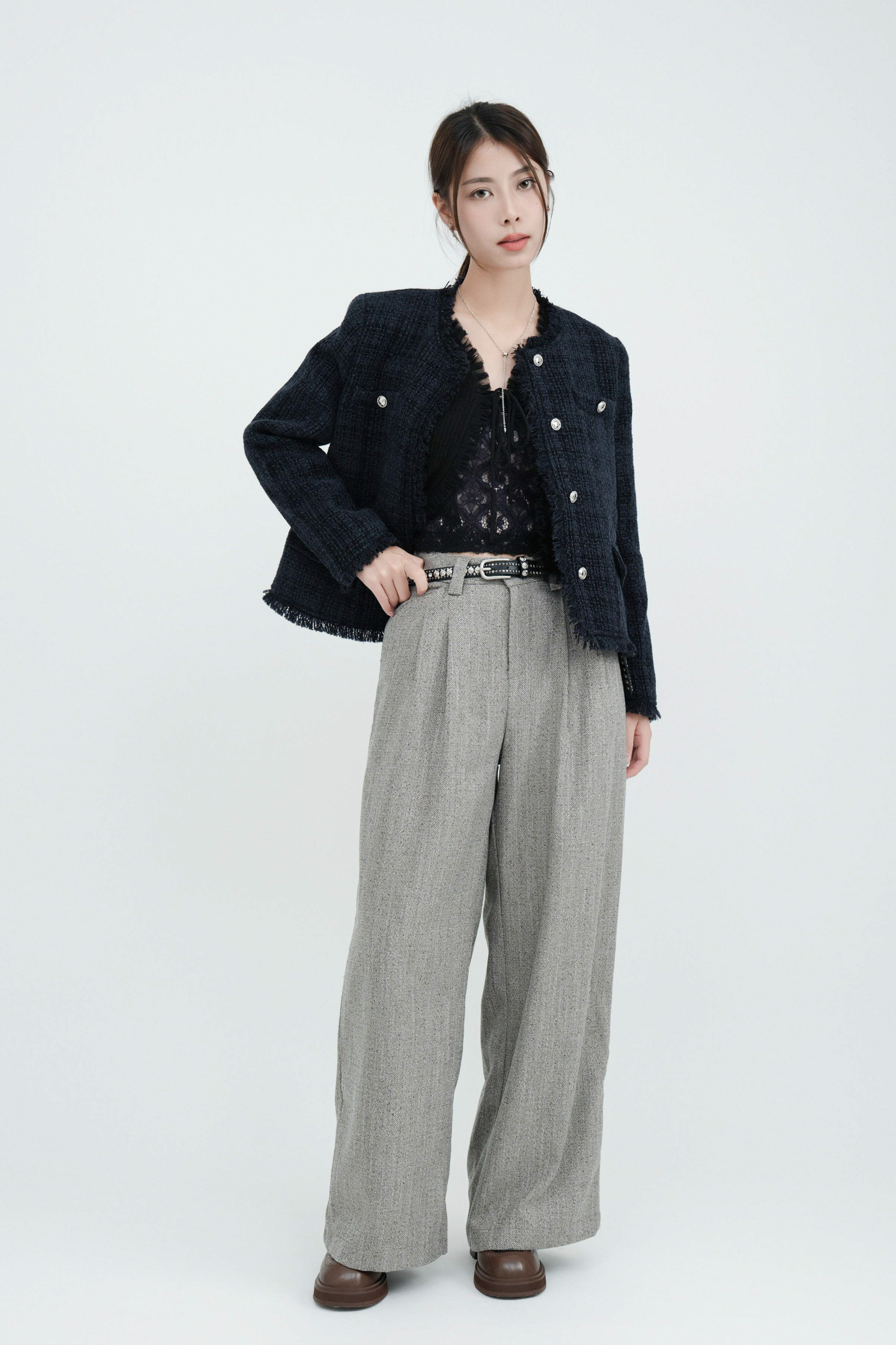 FW24_0175（外套＋針織外套＋吊帶＋長褲）