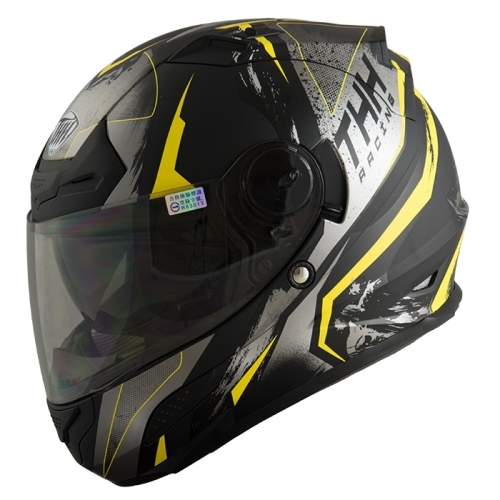 THH | TS-43A+ Battle Scars Matte Black/Yellow
