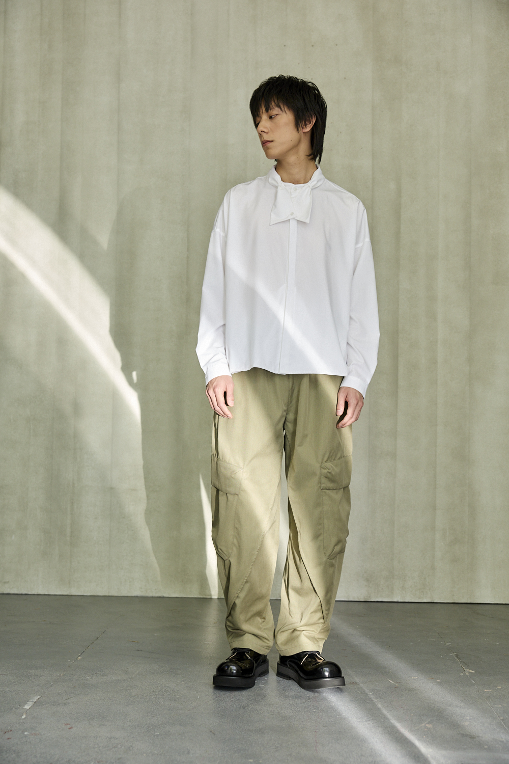 大口袋設計工裝長褲