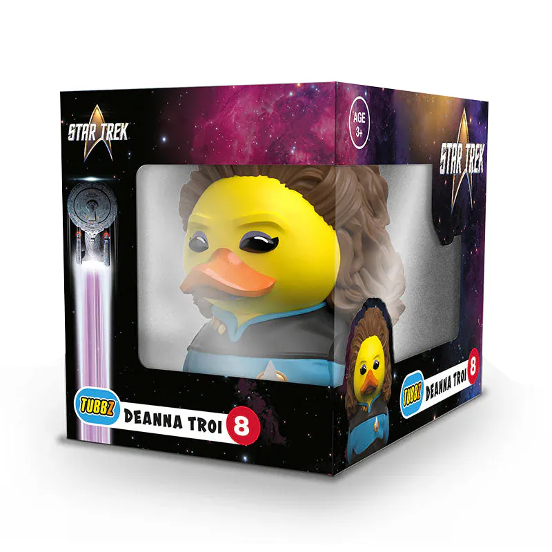 TUBBZ - 4吋潮流浴缸小鴨/星際迷航記Deanna Troi