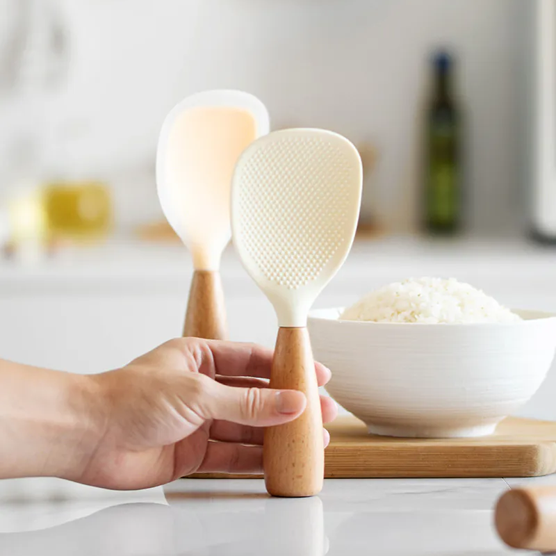 【ZONGTI】 日系原木矽膠飯勺 G-W5-3