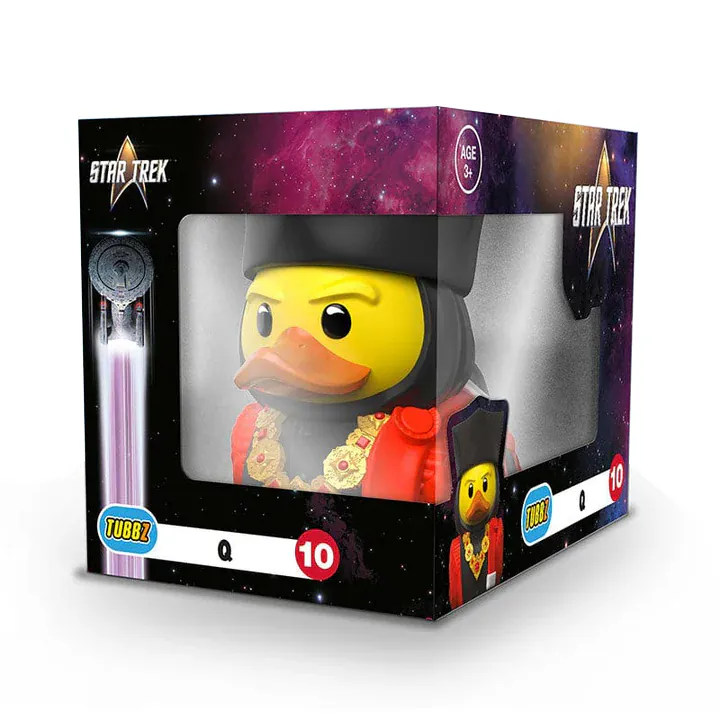 TUBBZ - 4吋潮流浴缸小鴨/星際迷航記Q