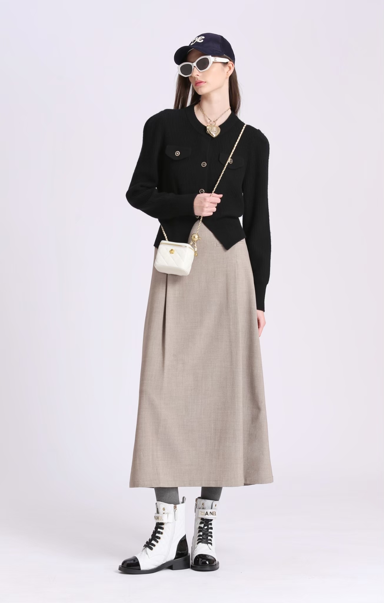 BD15007C1 個性工裝裙(附皮帶)