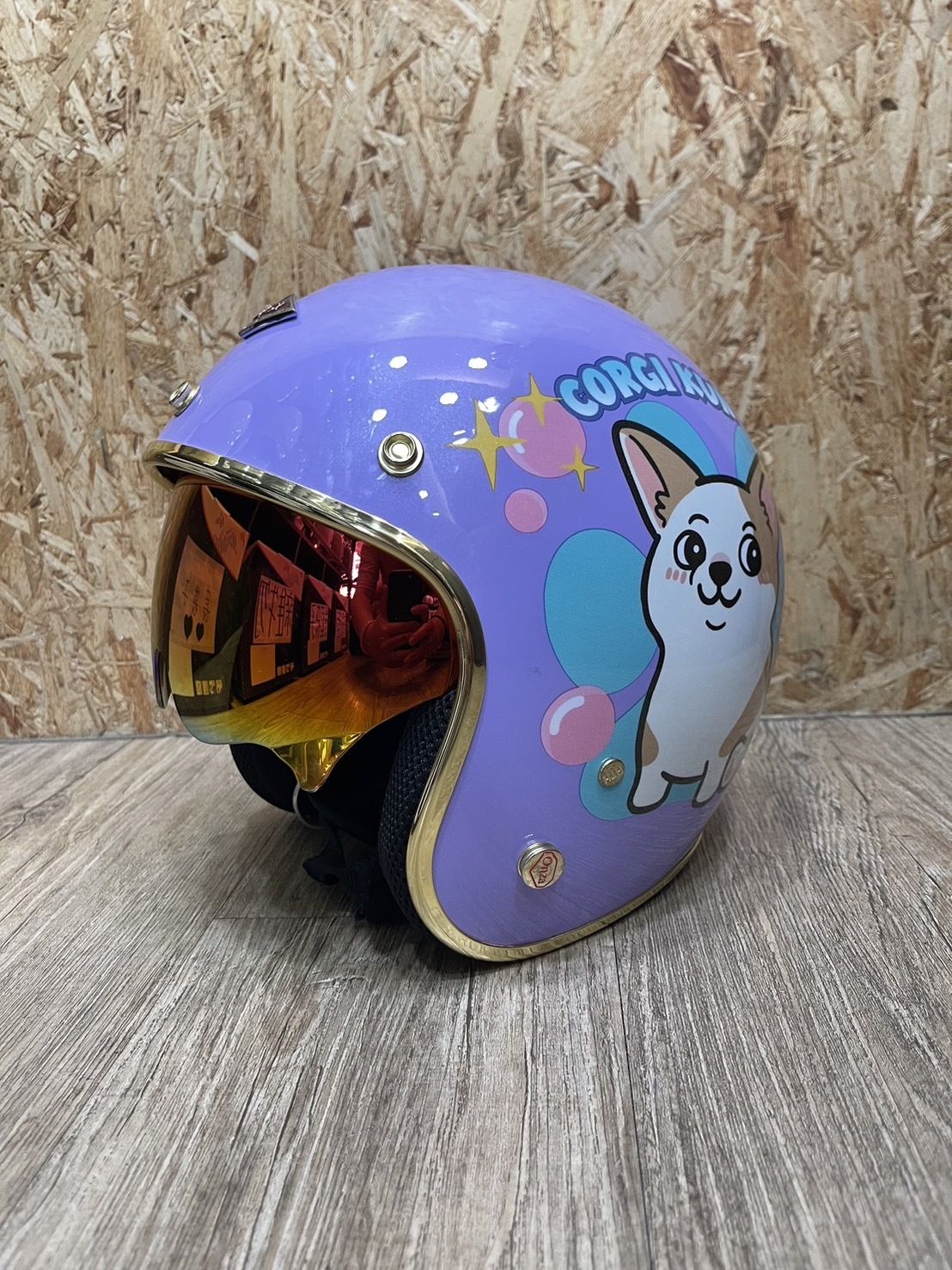 ONZA｜復古帽 柯基$旺財 桔梗紫/淺紫