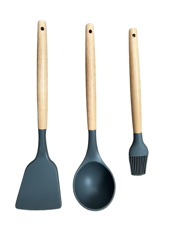 【ZONGTI】 原木矽膠餐具 GD12