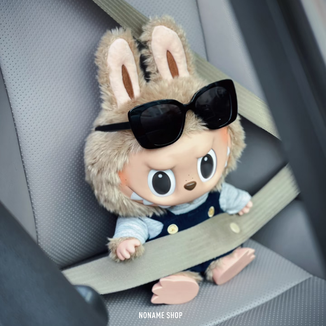 POP MART 泡泡瑪特 LABUBU TIME TO CHILL 搪膠 毛絨 公仔 37cm