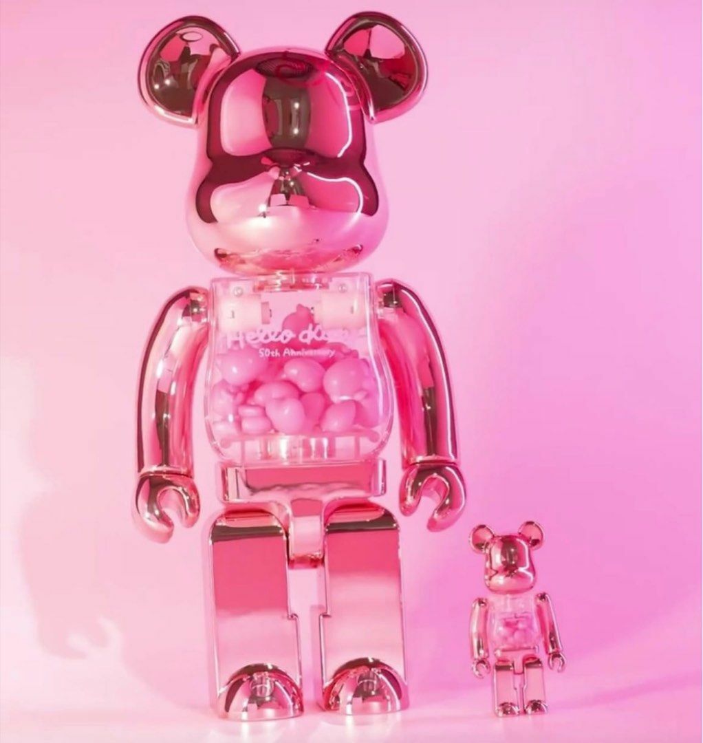 BE@RBRICK Hello Kitty 50th anniversary 400% & 100%