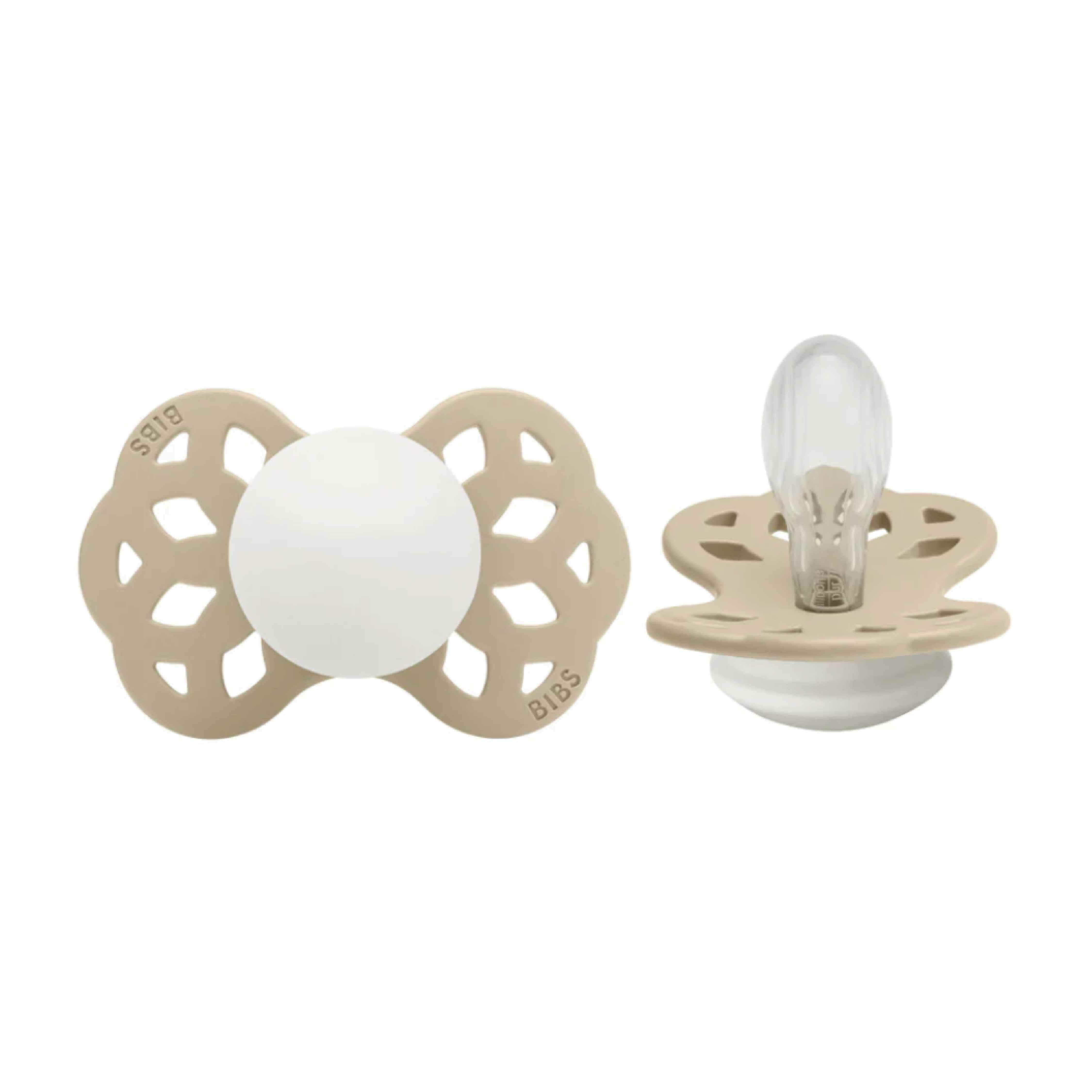 丹麥BIBS Infinity 雙扁型矽膠奶嘴-夜光香草