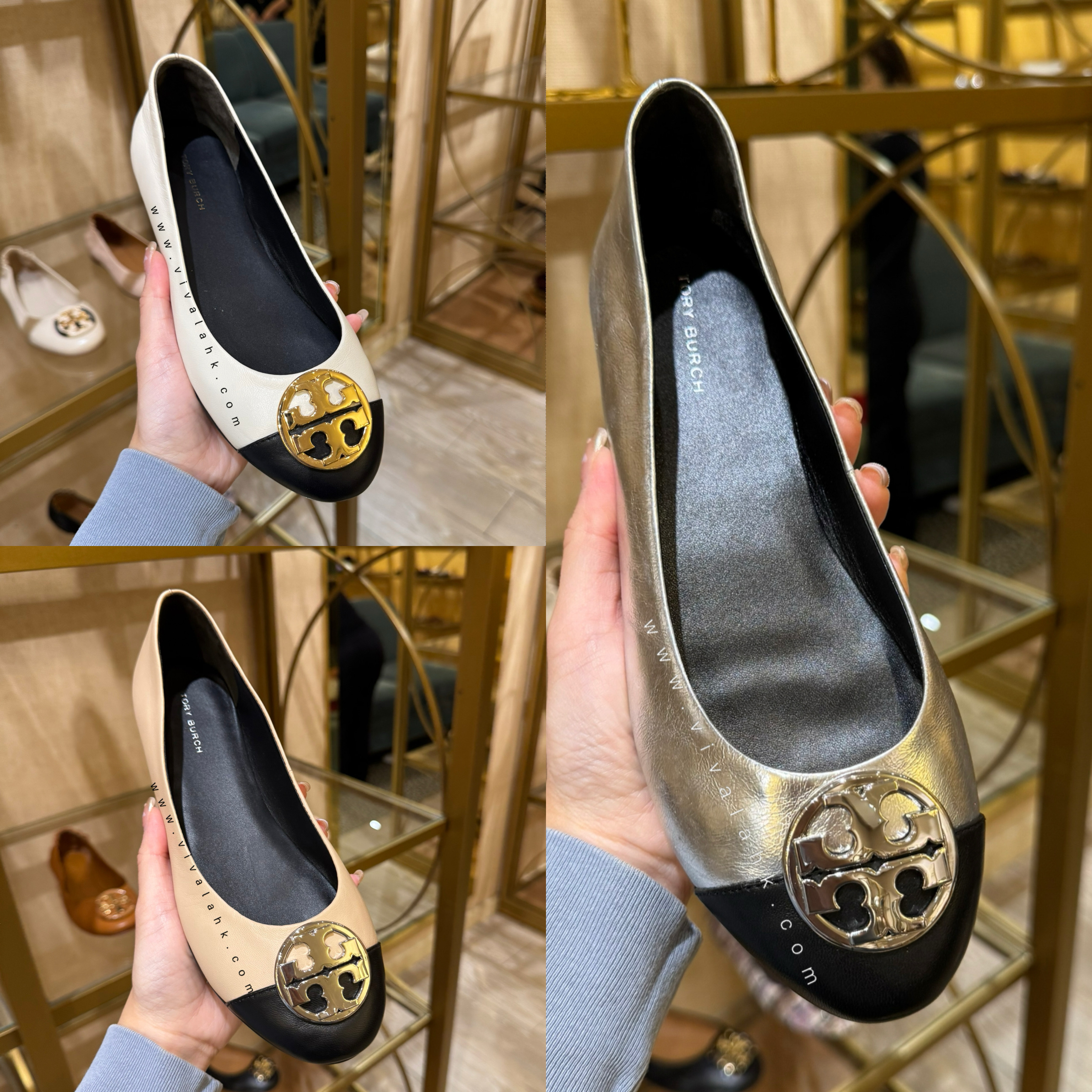 Tory Burch - Chelsea 拼色平底鞋