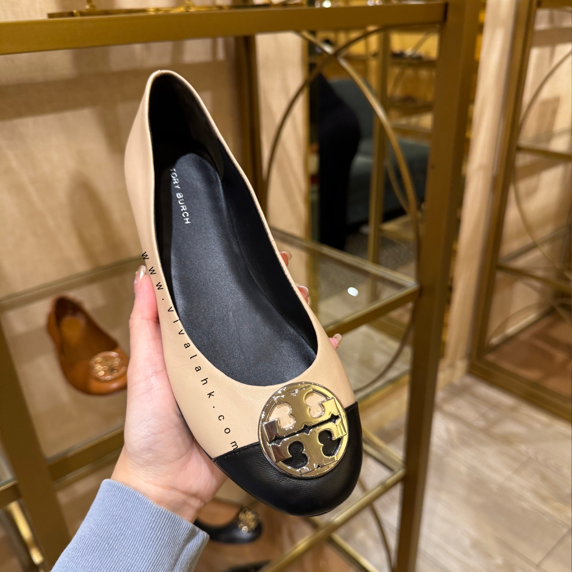 Tory Burch - Chelsea 拼色平底鞋