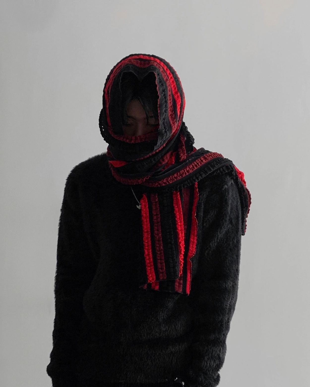 巴拉克拉法帽 波浪圍巾圍脖