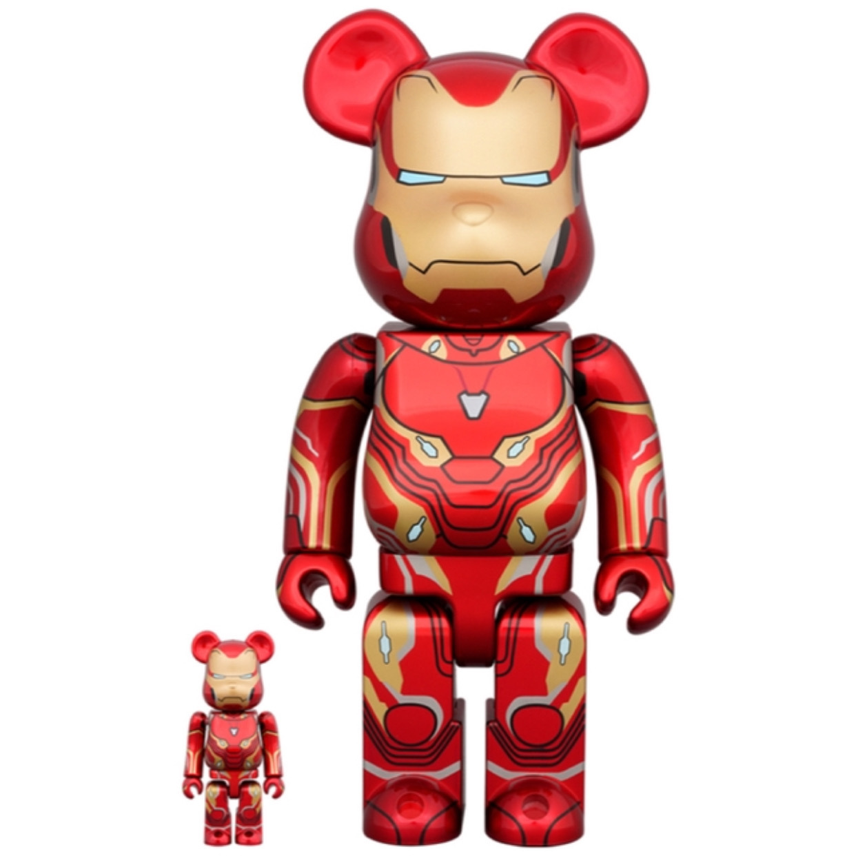 BE@RBRICK IRON MAN MARK 50 馬克 50 400% & 100%