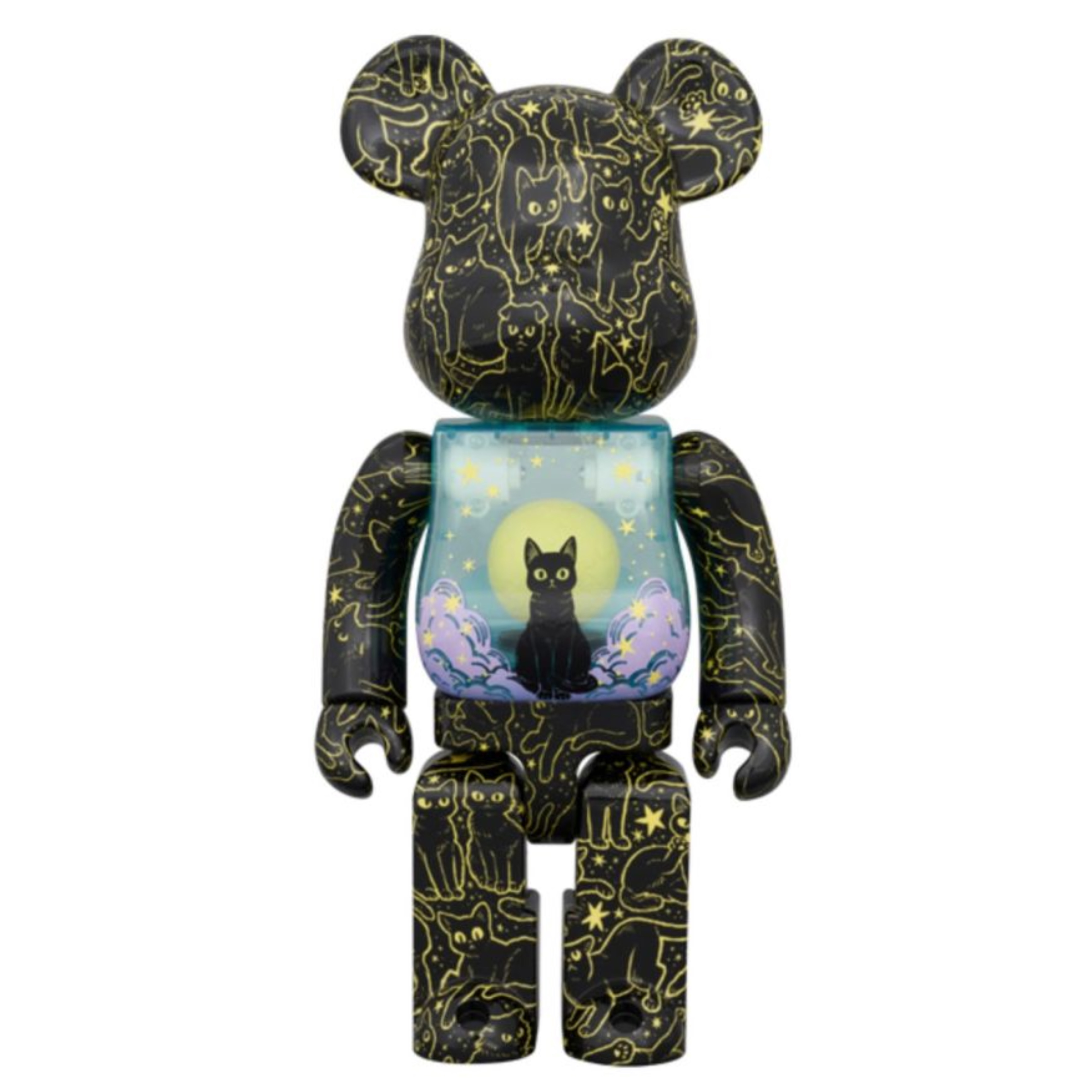 BE@RBRICK 夜空的貓 發光 400%