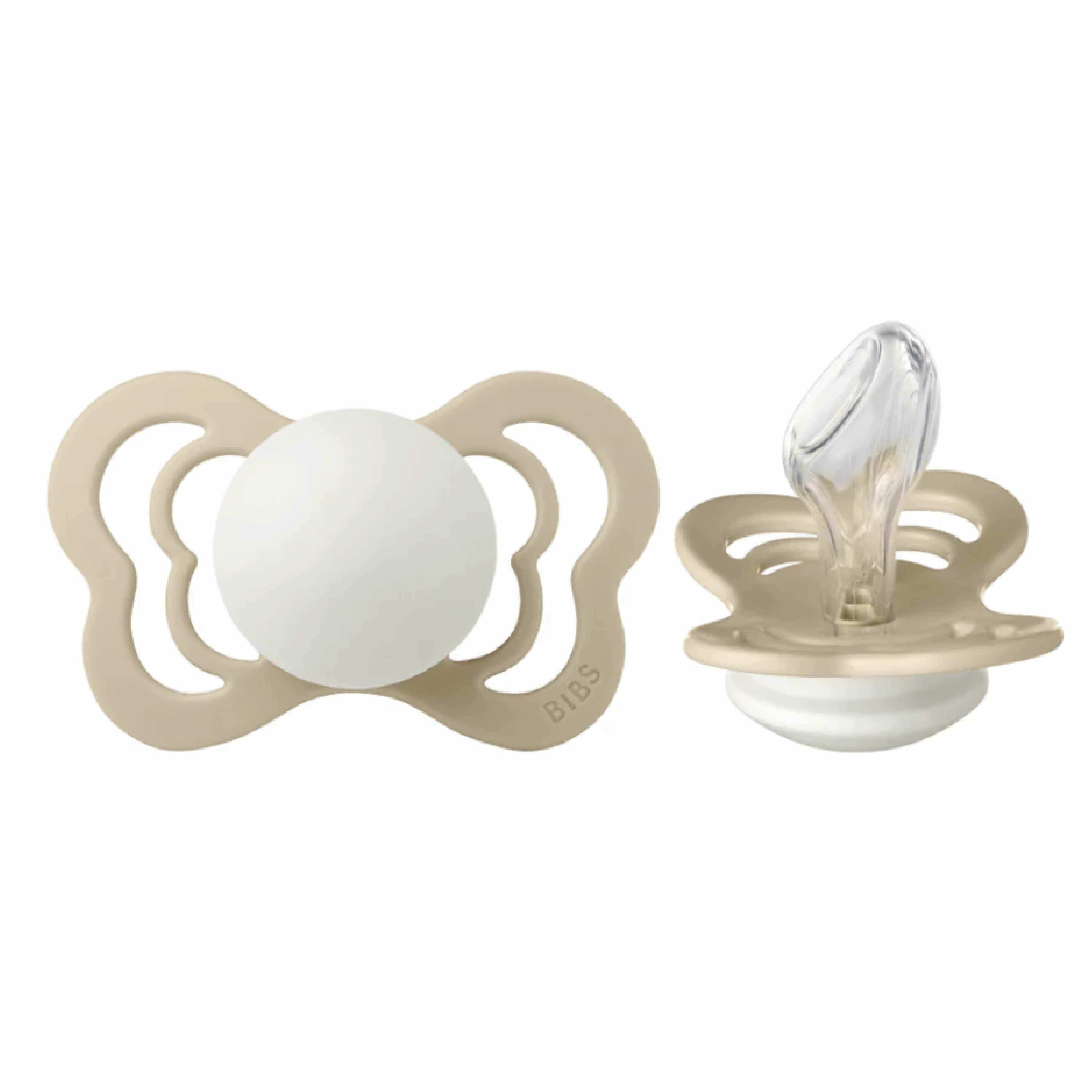 丹麥BIBS COUTURE拇指型矽膠奶嘴-夜光香草