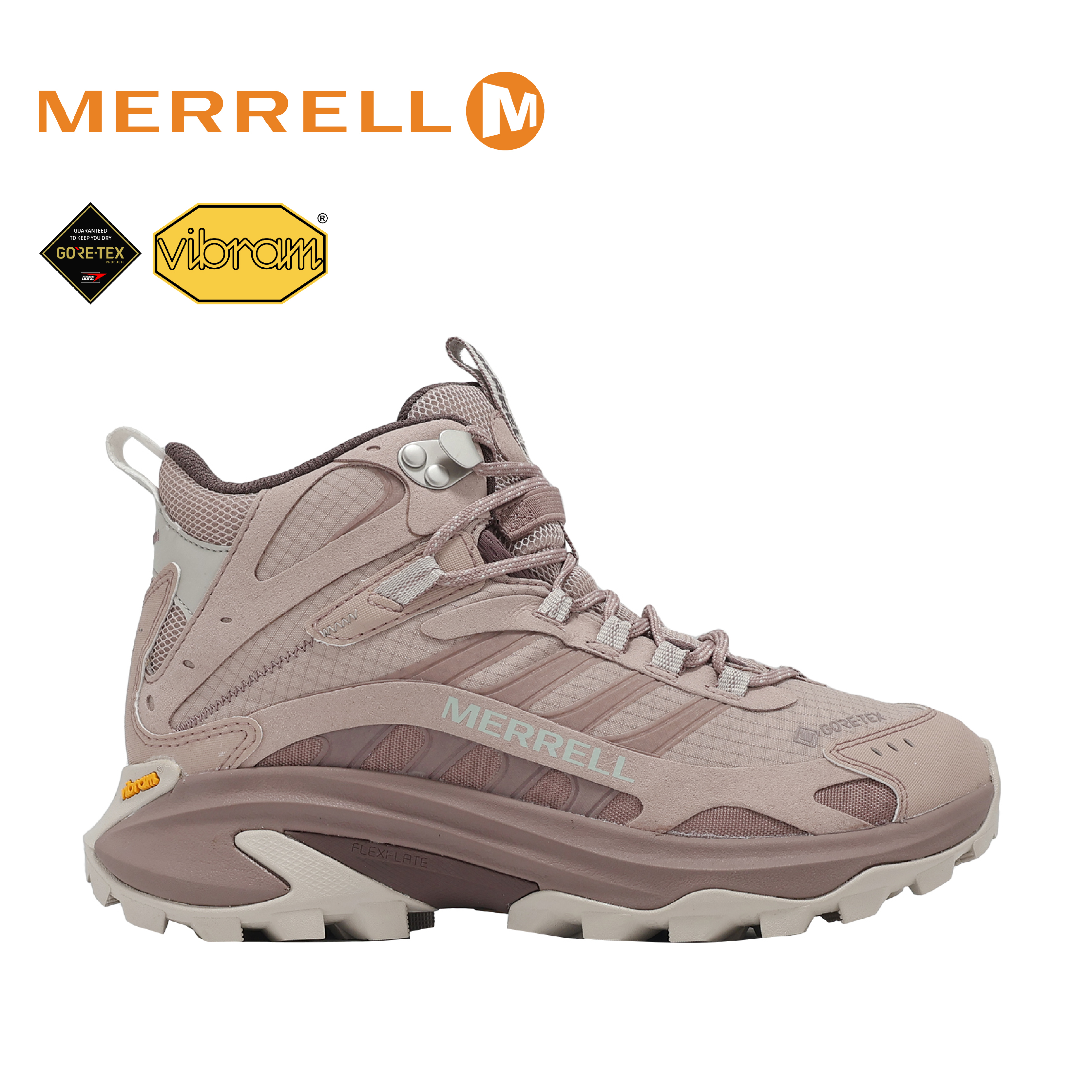 MERRELL 美國 MOAB SPEED 2 MID GTX 女款 藕粉色 33ML038230