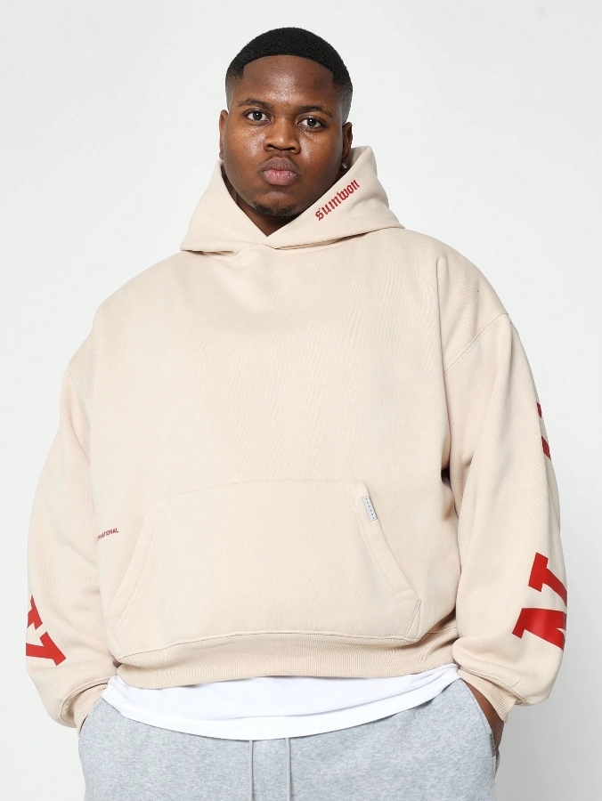 KADMAX大尺碼-秋冬長袖帽TEE〈CATW2466〉