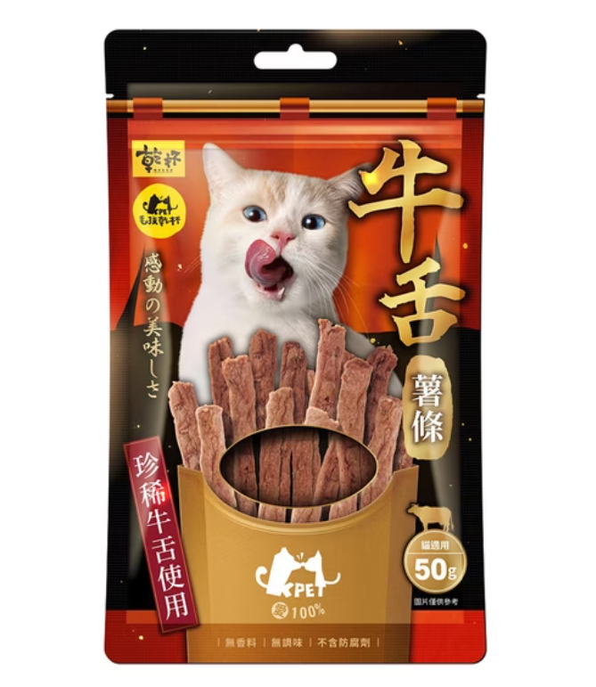 K-PET 毛孩乾杯-乾杯老饕級 牛舌薯條嘗鮮包 12g/包