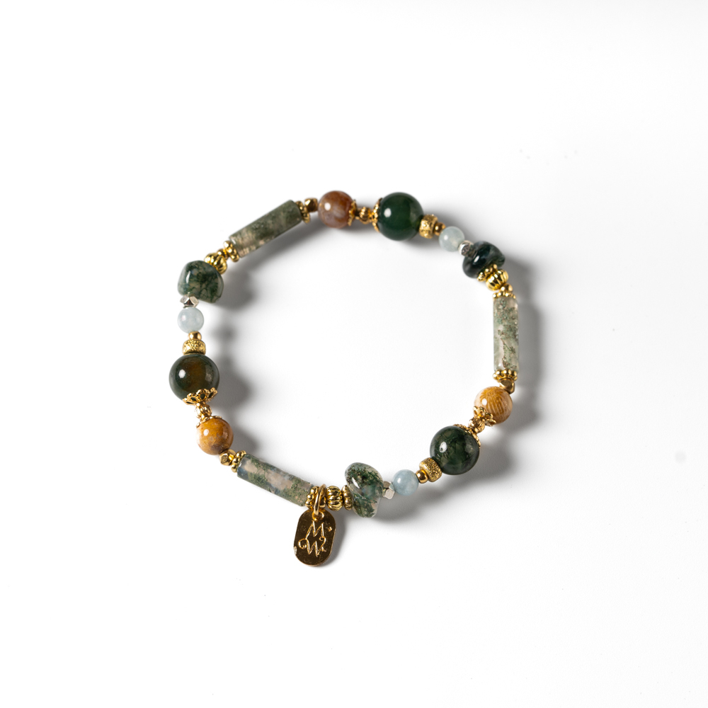 Crystal bracelet｜C1669- Freehand Silhouette